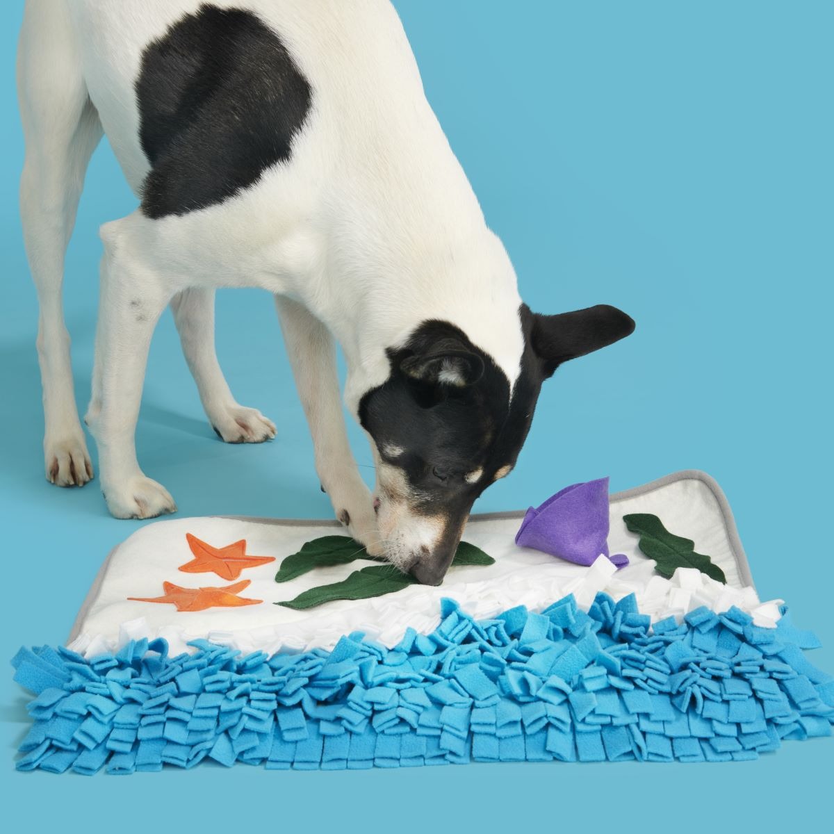 Beach Snuffle Mat Plush Enrichment Dog Toy