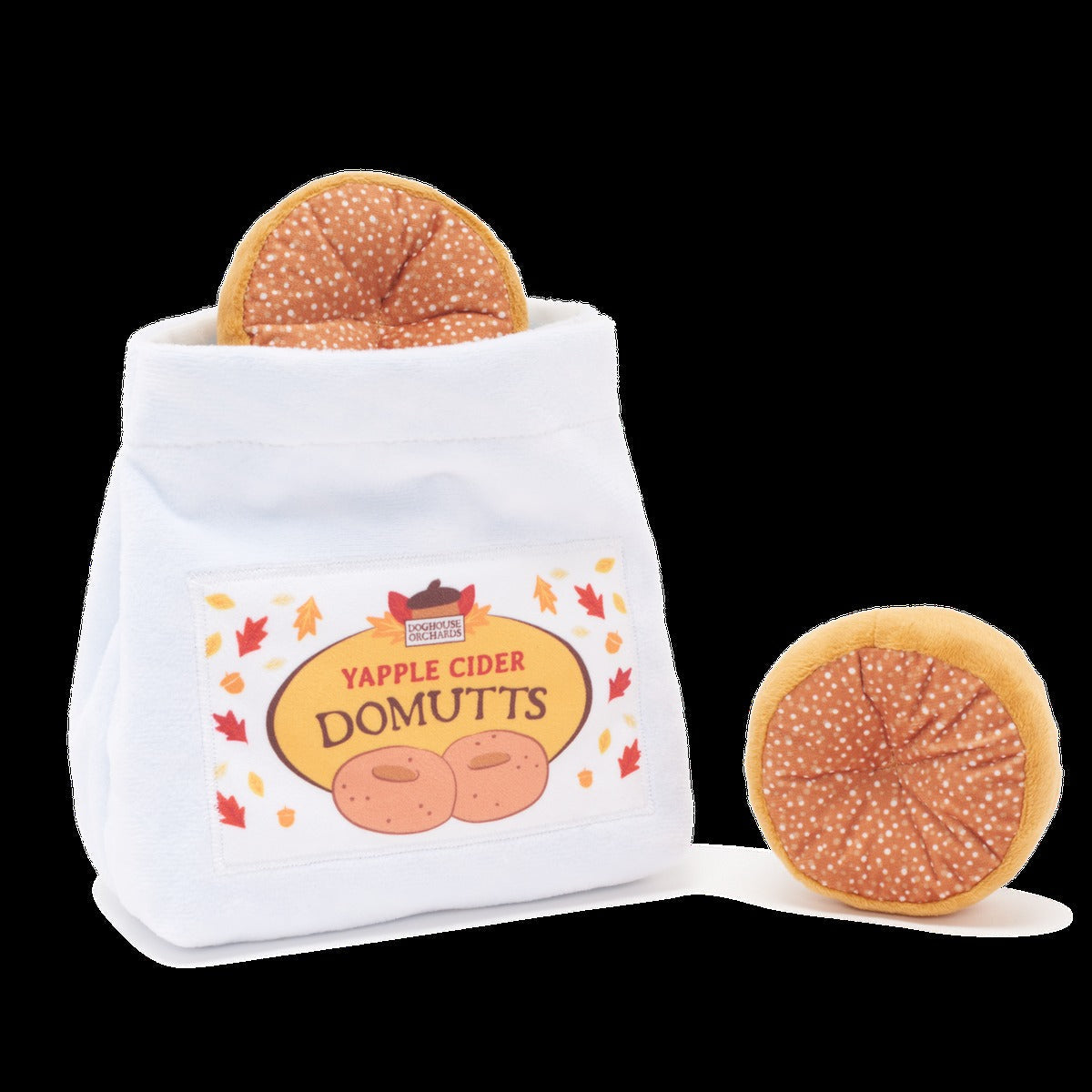 Apple Cider Domutts Plush Multi-Part + Enrichment Dog Toy