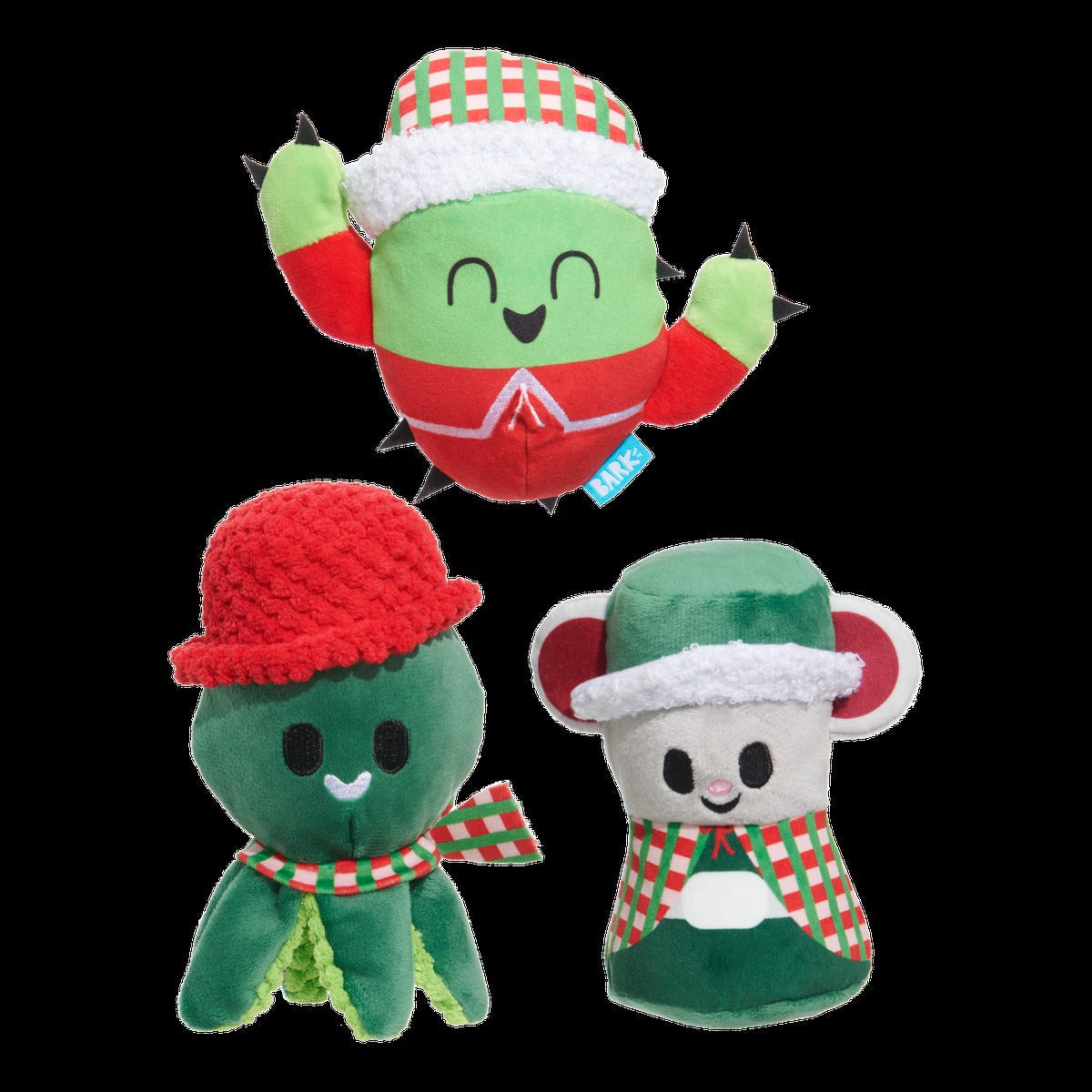 Sing Song Ding Dongs Multipart Plush Multi-Part Dog Toy