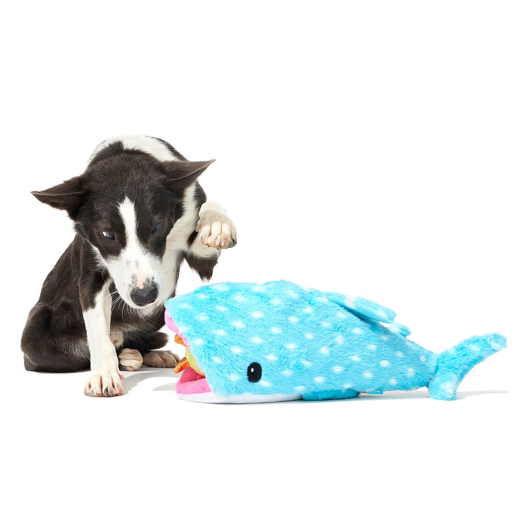 Big Mark The Whale Shark Plush Extra Large + Multi-Part Dog Toy