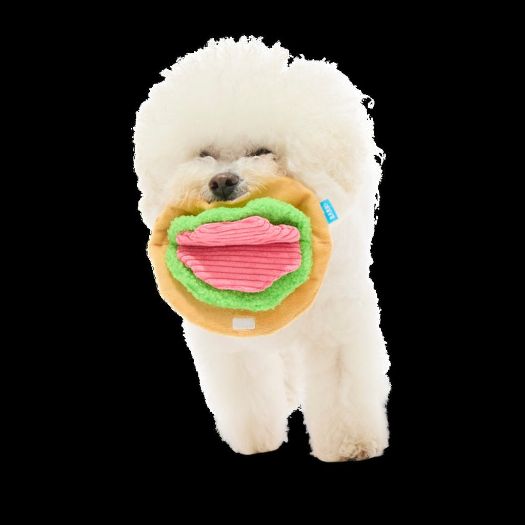 Tuna Won Taco Plush Enrichment Dog Toy