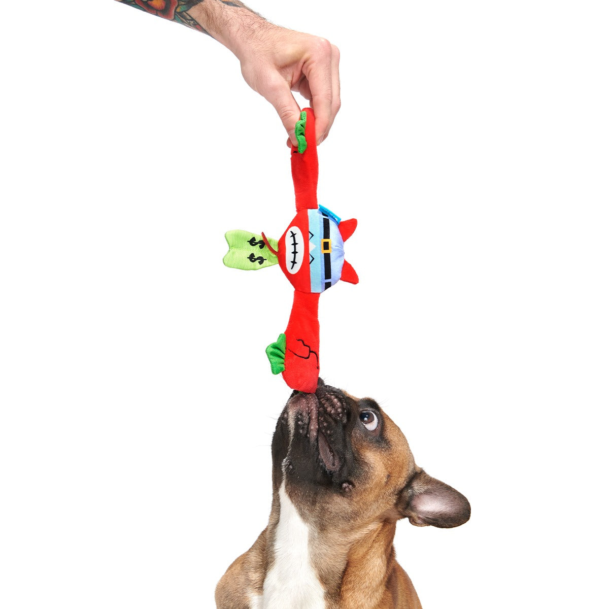 Money-Tugging Mr. Krabs Plush Tug Dog Toy