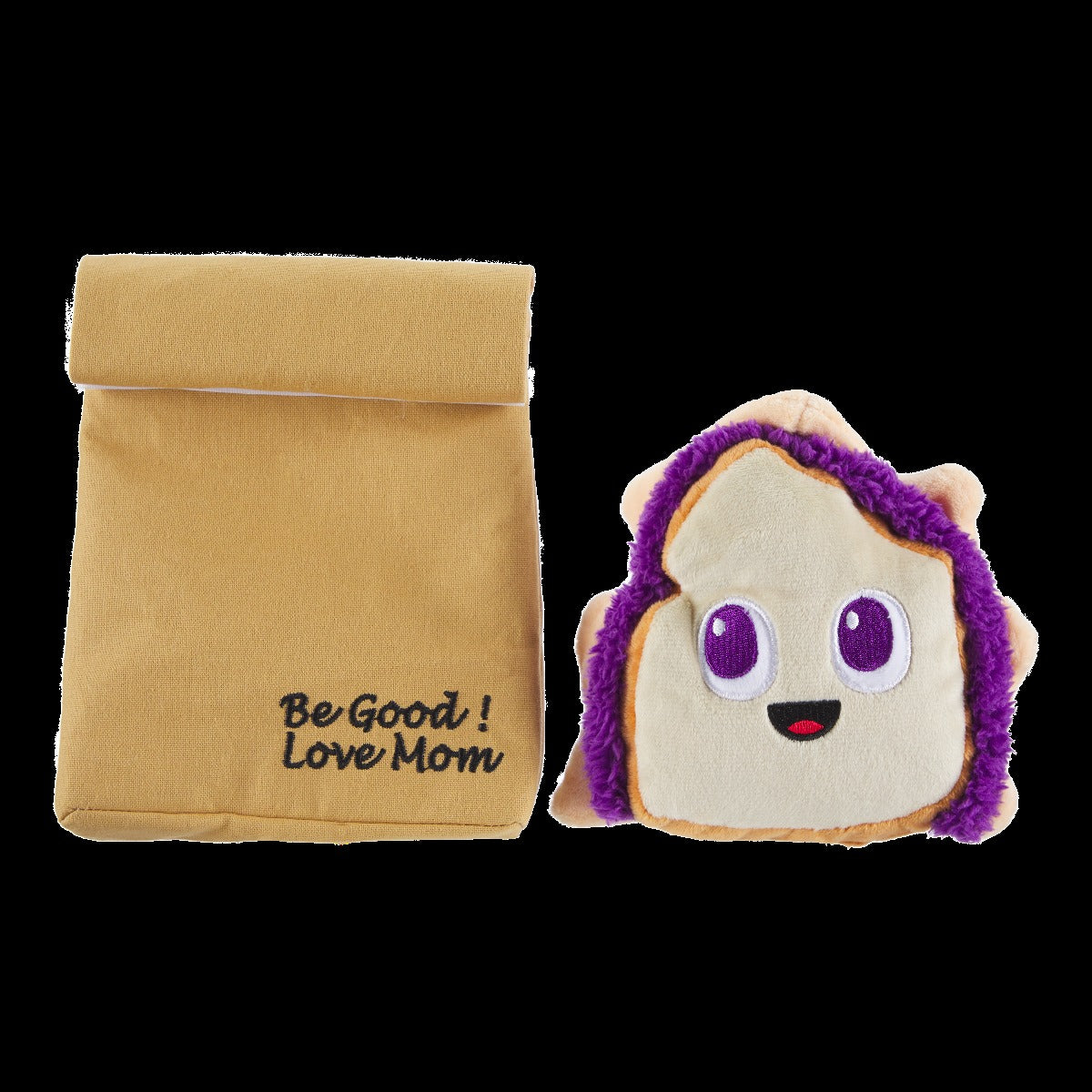 Brown Baggin' It PB&J Plush Multi-Part + Enrichment Dog Toy