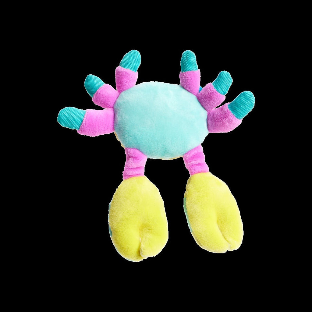 Moe The Mosaic Crab Plush Tug Dog Toy