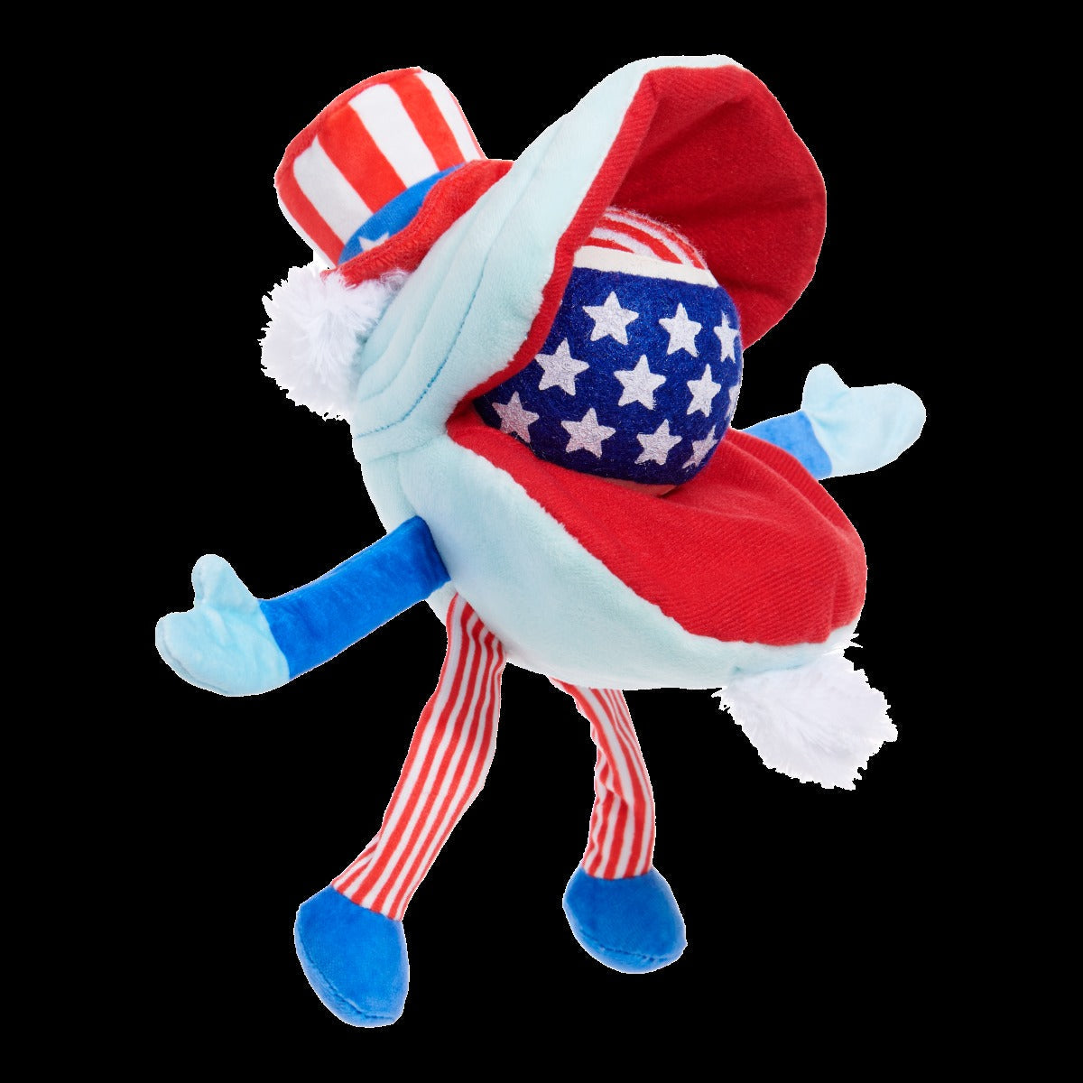 Uncle Clam Plush Multi-Part + Fetch + Enrichment Dog Toy