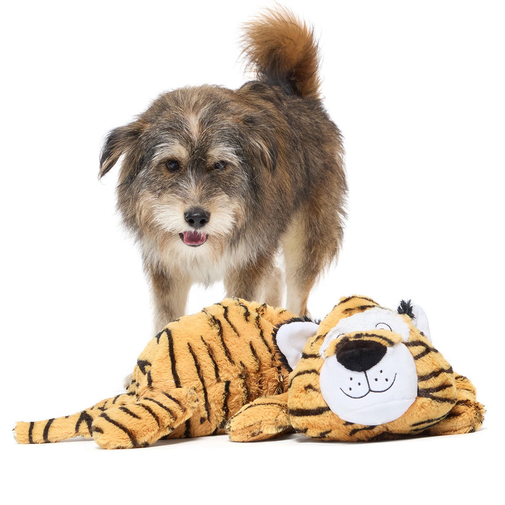 Benji the Bouncing Tiger Plush Extra-Large + Tug Dog Toy
