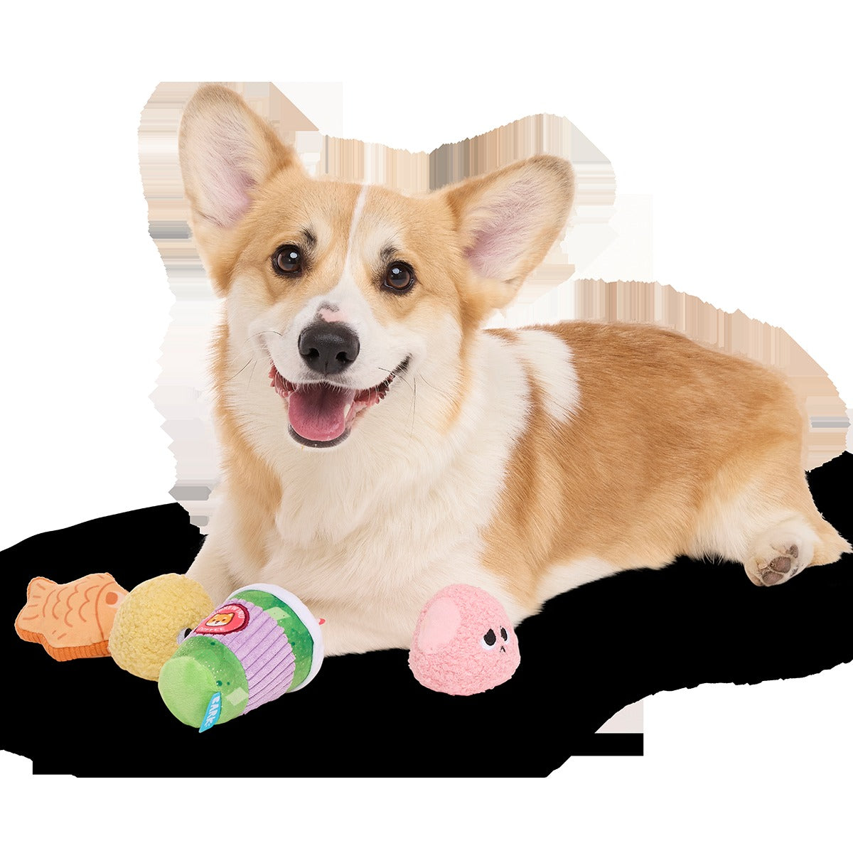 Muttcha & Mochi Mates Plush Multi-Part Dog Toy