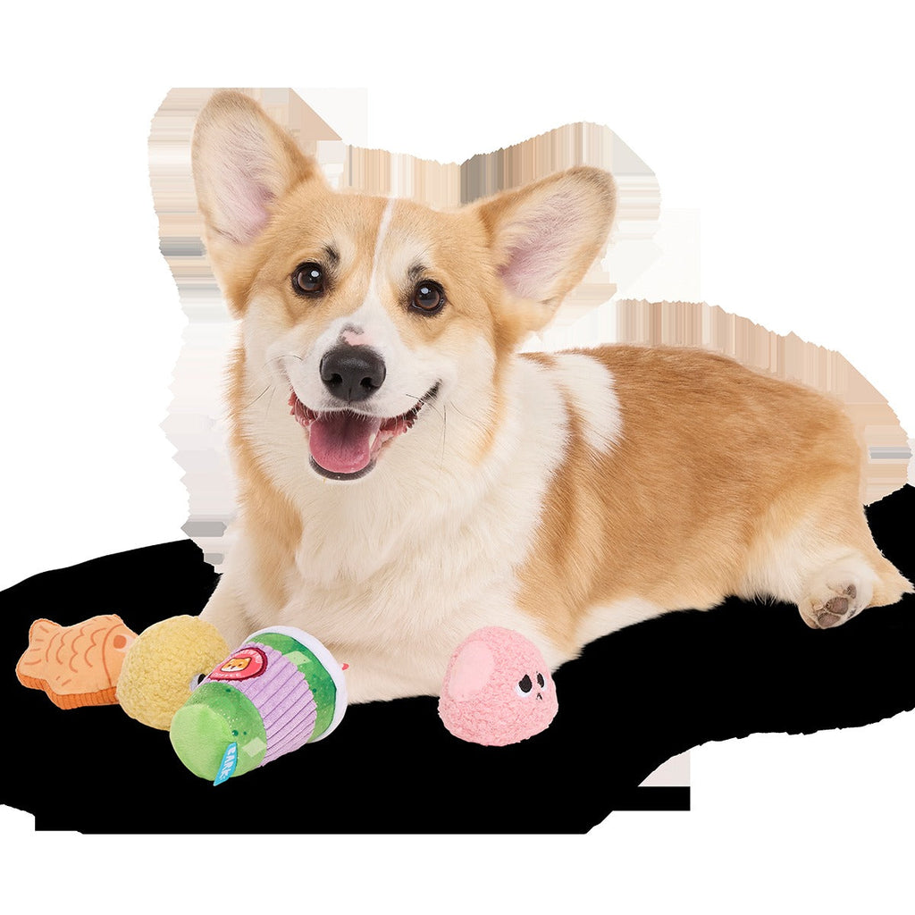 Muttcha & Mochi Mates Plush Multi-Part Dog Toy