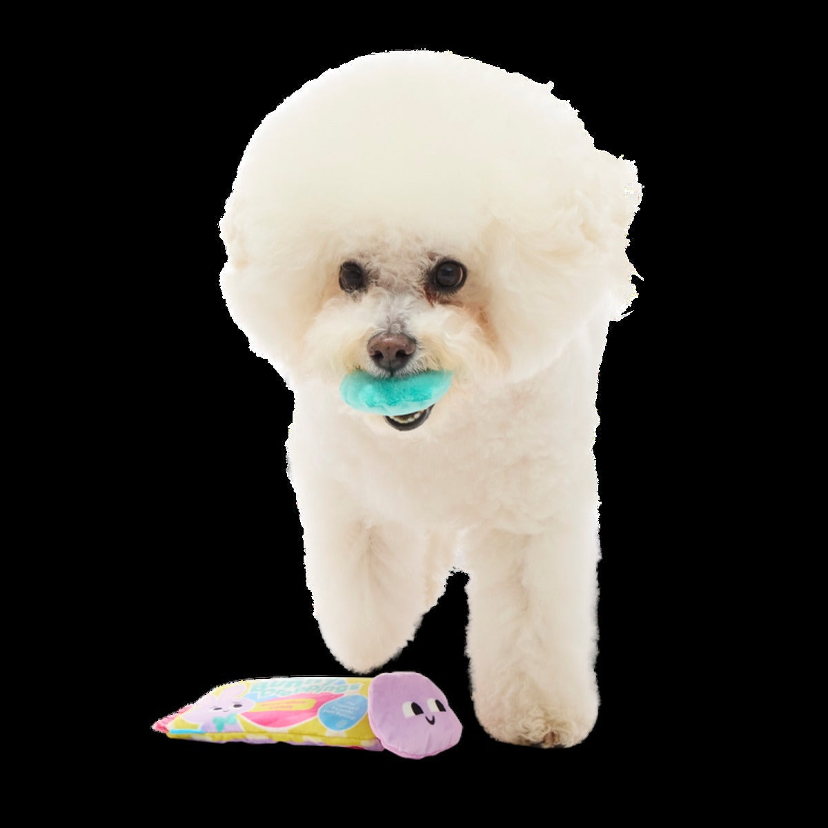 Easter Bunny Droppings Plush Multi-Part + Enrichment Dog Toy