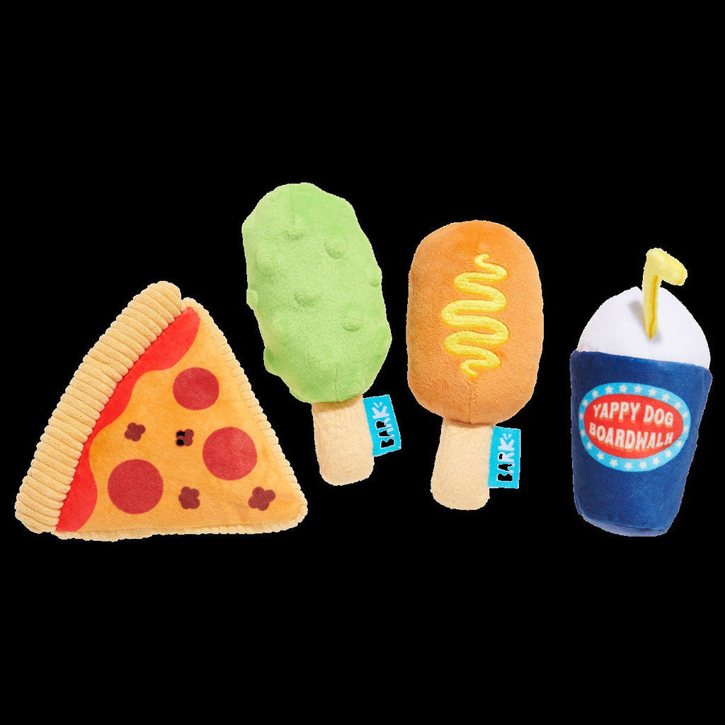 Thrill Squeaker Snacks Plush Multi-Part Dog Toy