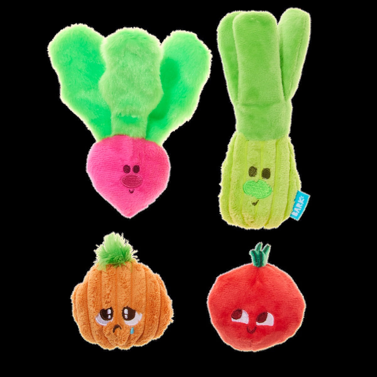 Garden Party Plush Multi-Part Tug + Fetch Dog Toy