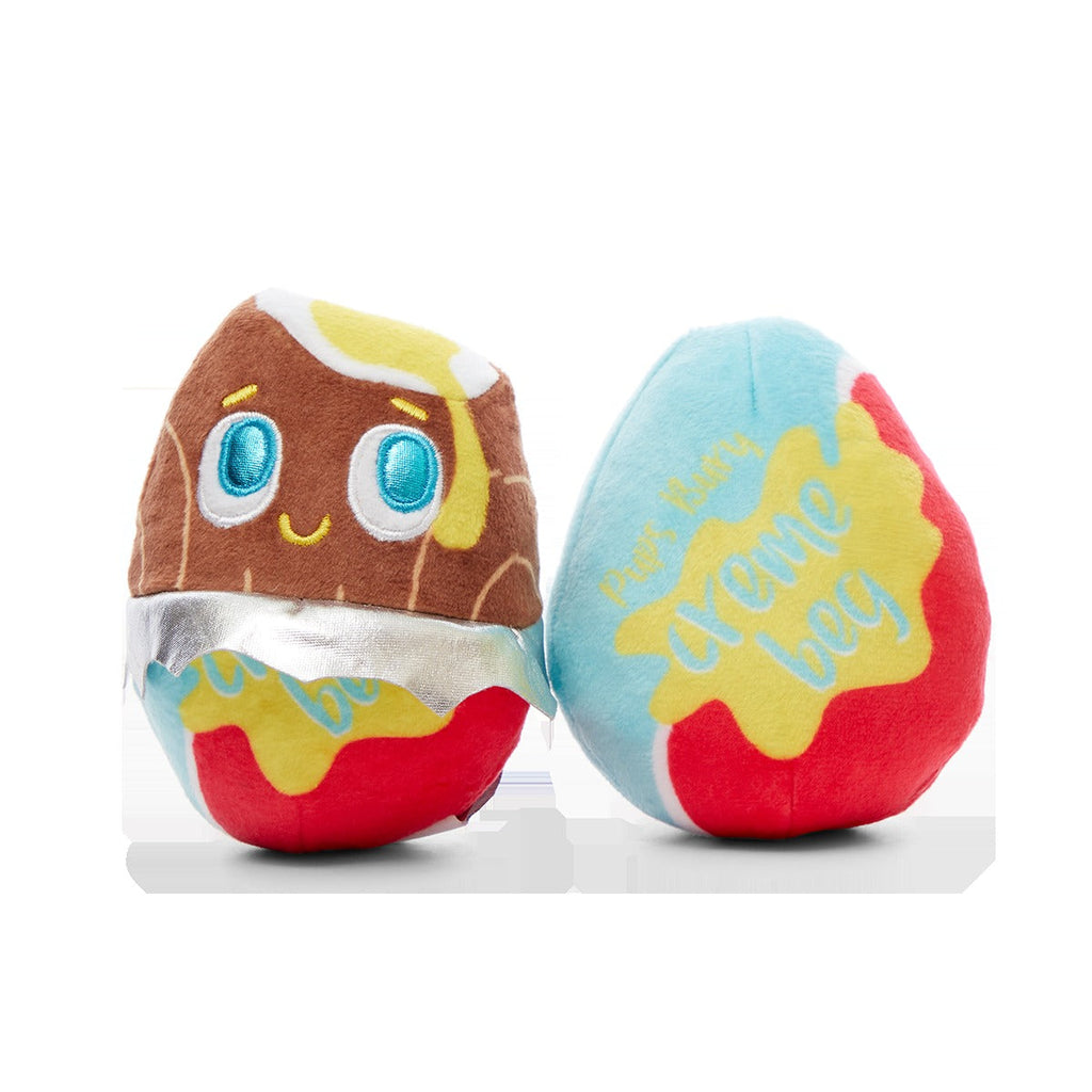 Cadfurry Eggs Plush Multi-Part + Fetch Dog Toy