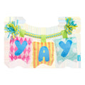 Happy Yay Banner Plush Tug Dog Toy