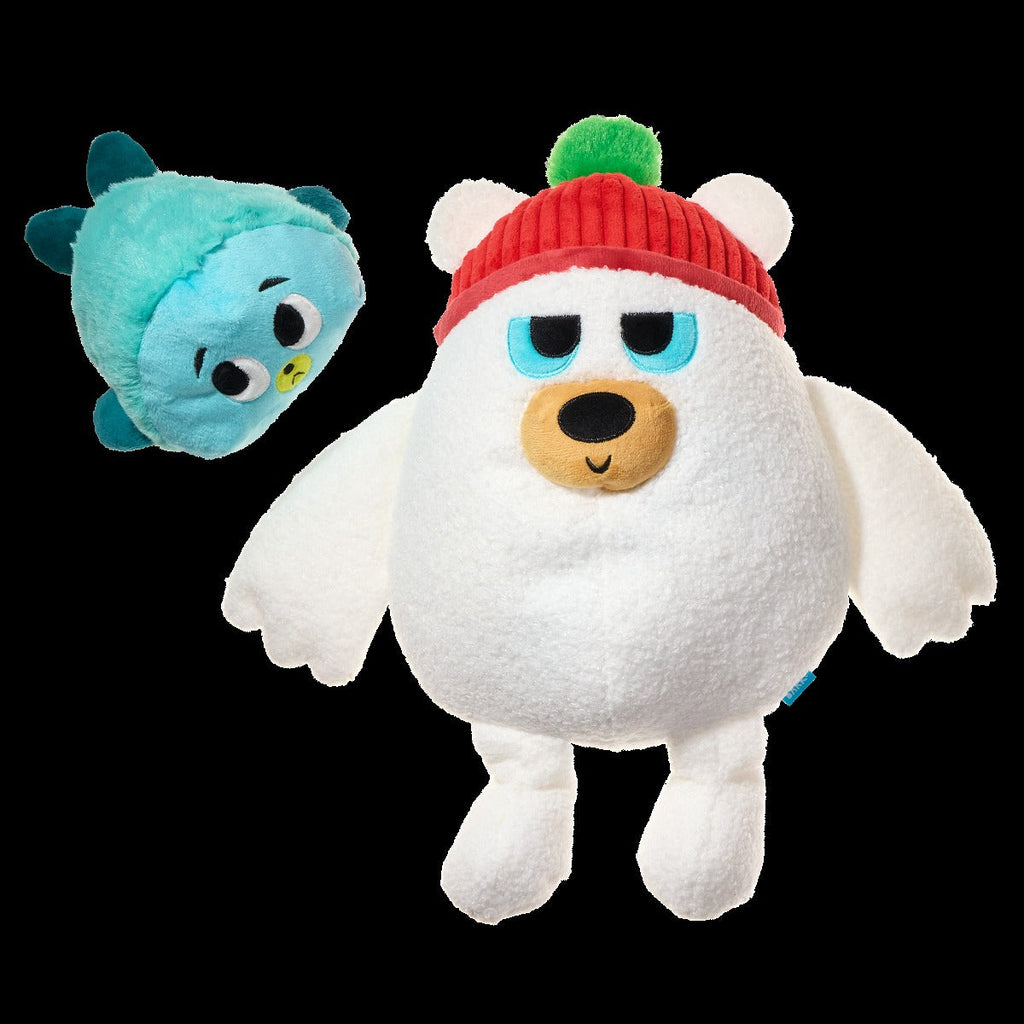 Polar Bear Vortex Plush Extra-Large + 2-in-1 Dog Toy