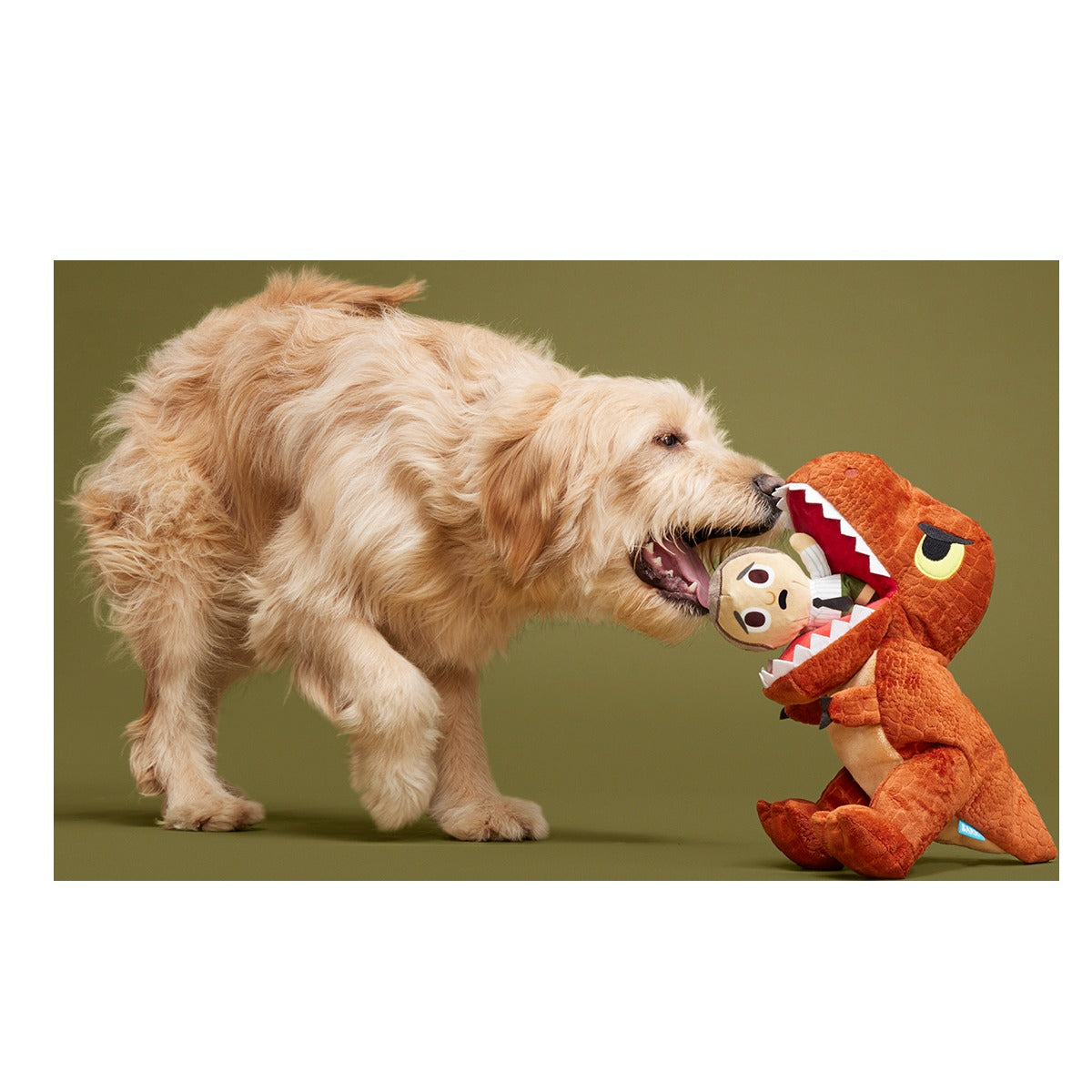 T. Rex Plush Extra-Large + Multi-Part Dog Toy