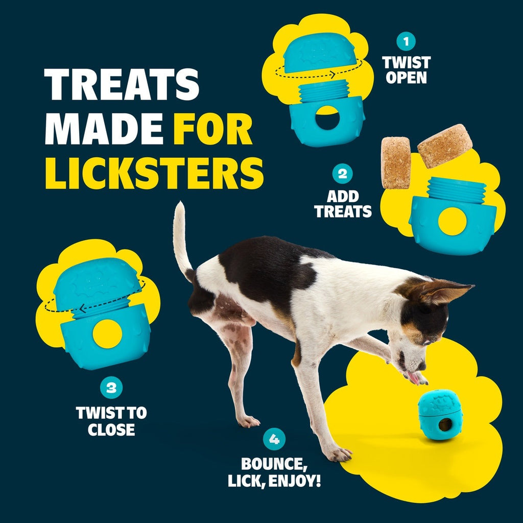 Licksters Treat Peanut Butter + Beef Treats 7 oz Refill