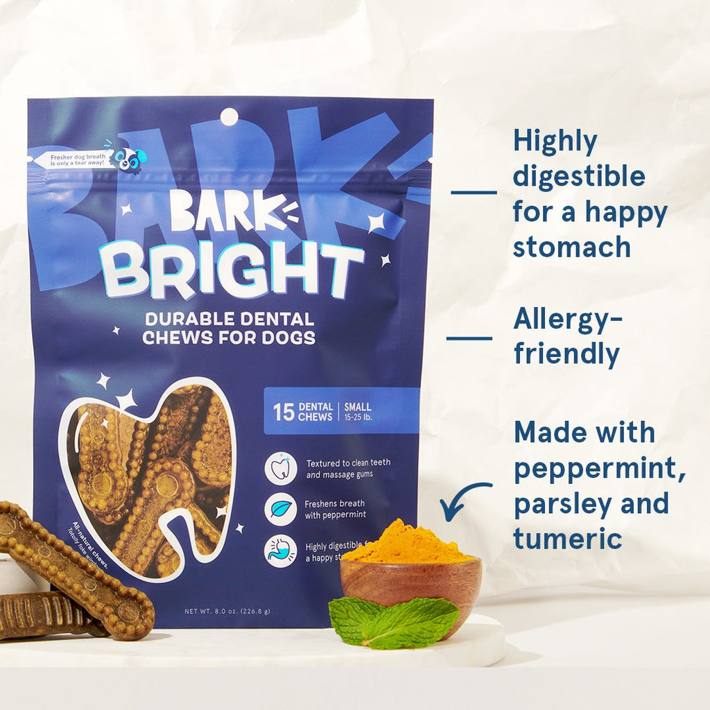Bright Durable Dental Chews, 15 Ct