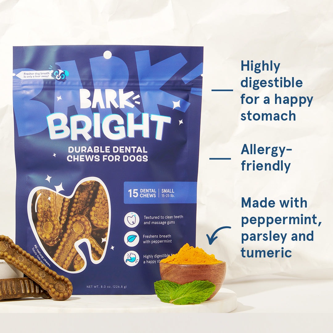 Bright Durable Dental Chews, 15 Ct