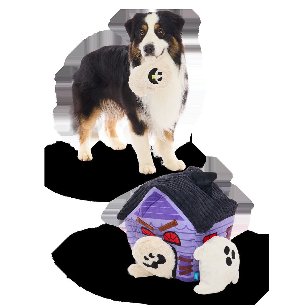 Paranormal Snacktivity Plush Extra-Large + Multi-Part + Enrichment Dog Toy