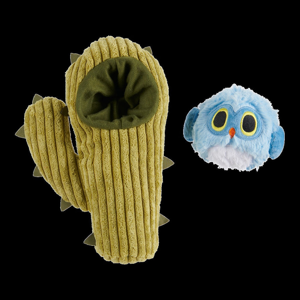 Saguaro Sammy Plush Multi-Part + Tug Dog Toy