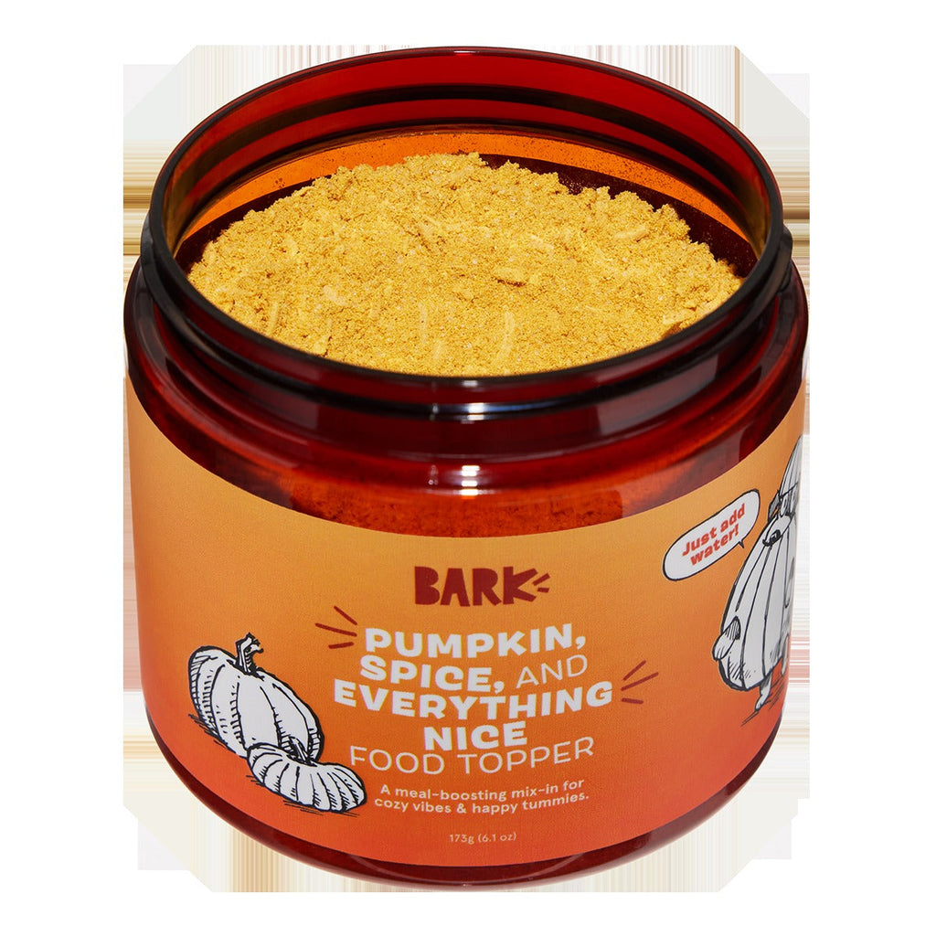 Pumpkin Spice, And Everything Nice Vegetarian Dog Food Meal Topper