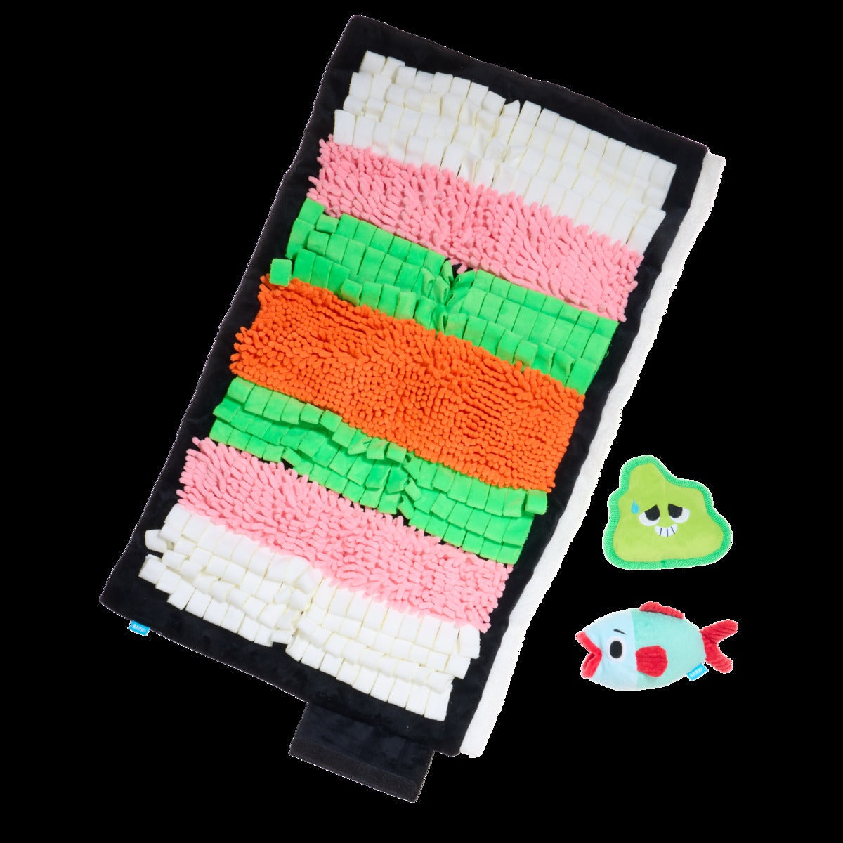 Chewshi Roll Snuffle Mat Plush Extra-Large + Multi-Part + Enrichment Dog Toy