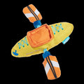 Off Track Kayak Plush Tug Dog Toy