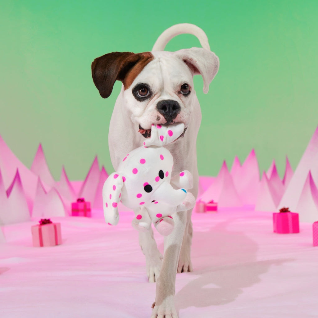 Spotted ElephantTM Plush Tug Dog Toy