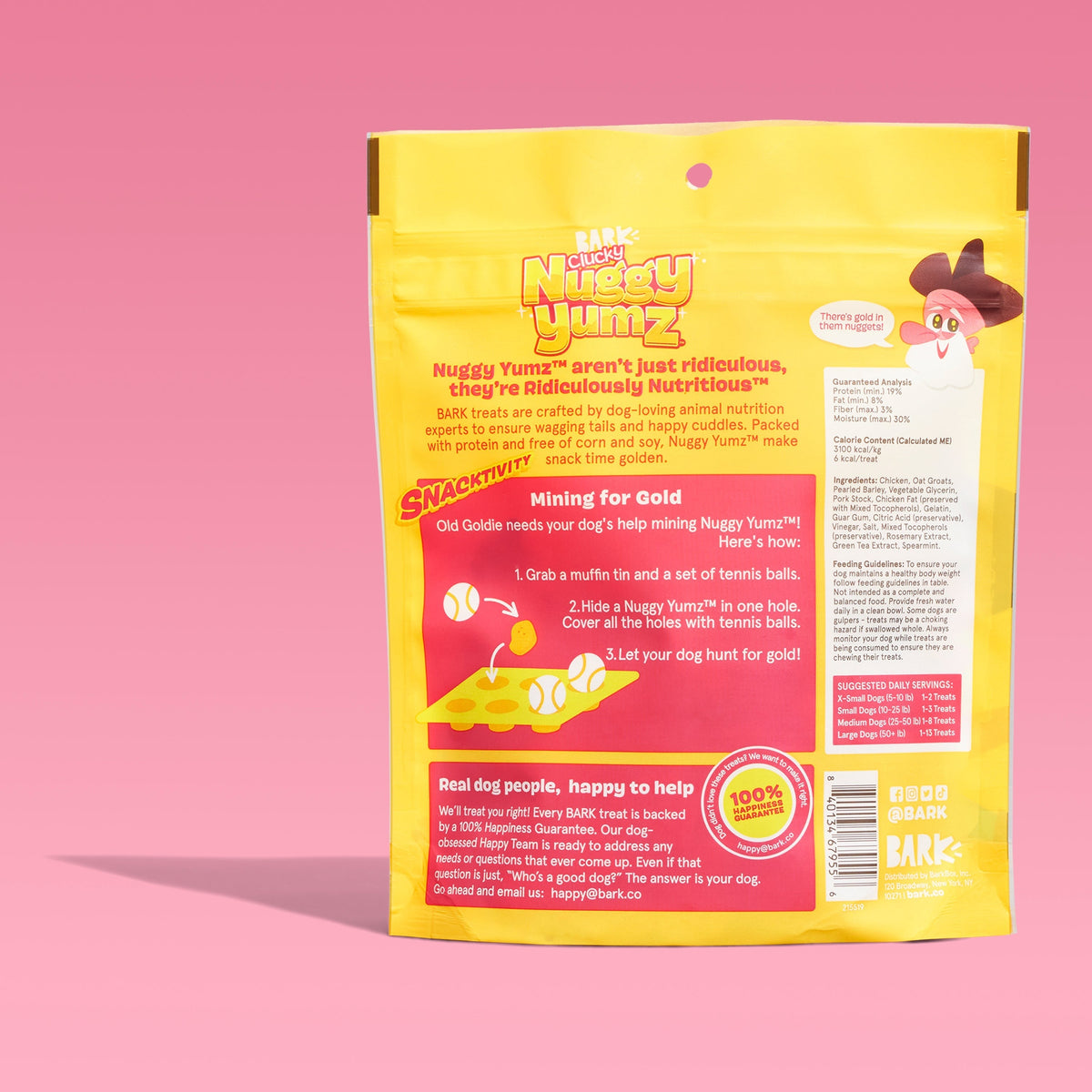 Clucky Nuggy YumzTM Chicken Soft & Chewy Dog Treats, 10 oz