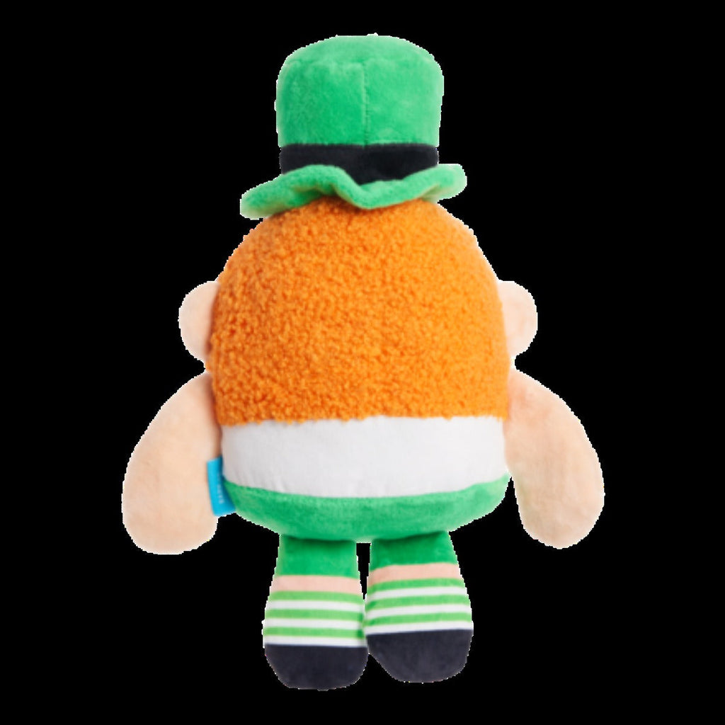 Lick Me Leprechaun Plush 2-in-1 Rip and Reveal + Gnaw Dog Toy
