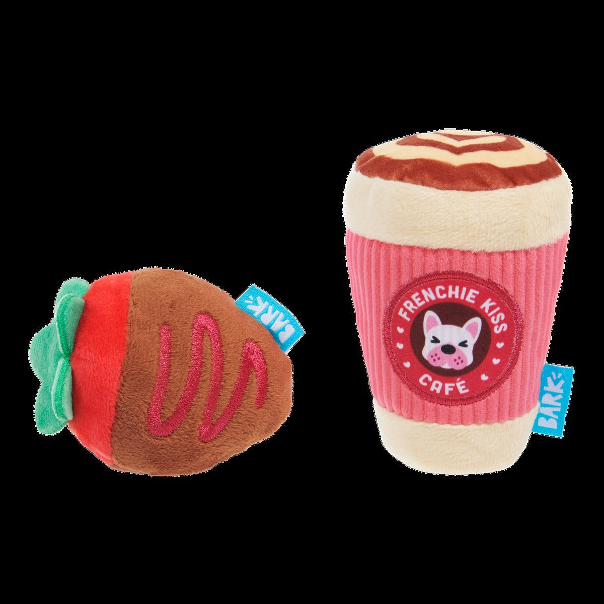 French Kiss Coffee Kit Plush Multi-Part Dog Toy