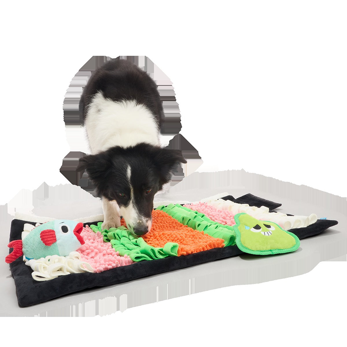 Chewshi Roll Snuffle Mat Plush Extra-Large + Multi-Part + Enrichment Dog Toy