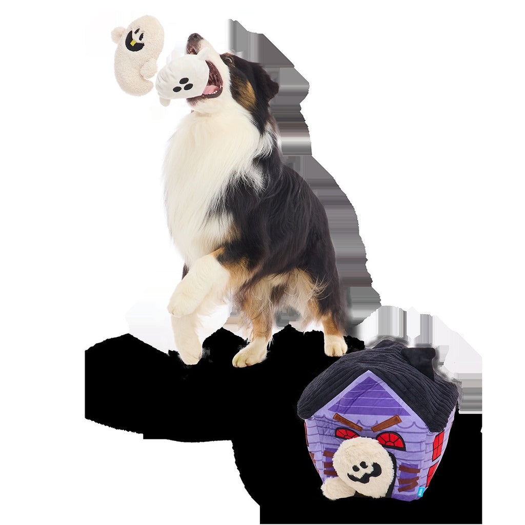 Paranormal Snacktivity Plush Extra-Large + Multi-Part + Enrichment Dog Toy