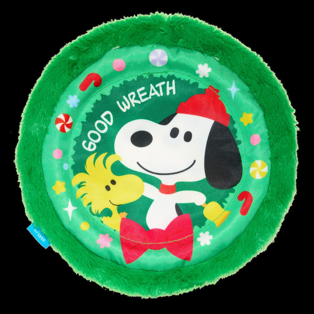 Disc The Halls Plush Fetch Dog Toy
