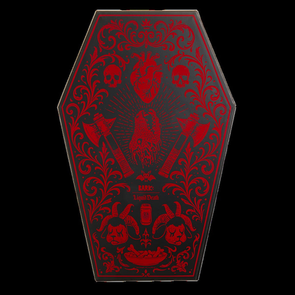 BARK x Liquid Death Feed the Beast Consumables Packup