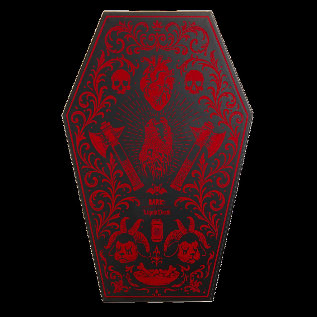 BARK x Liquid Death Feed the Beast Consumables Packup