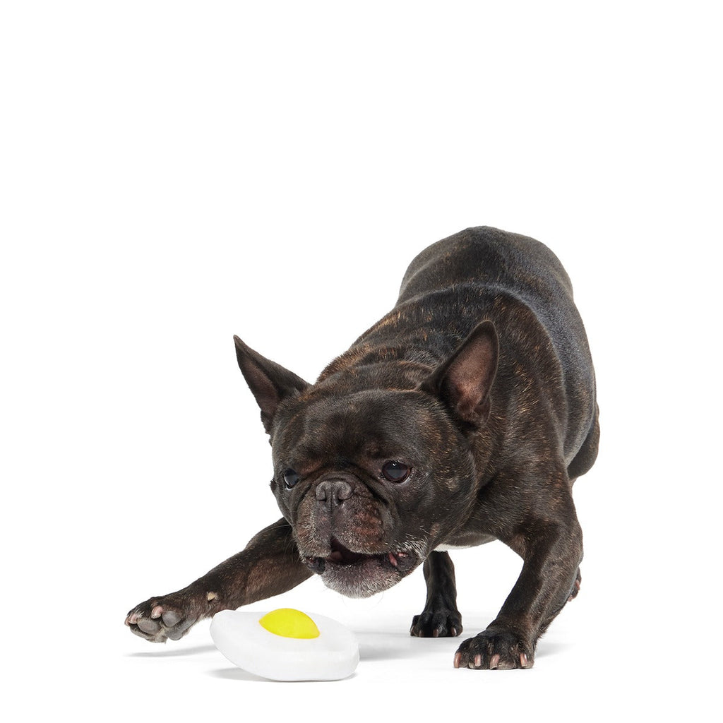 Egg Over Hard Super Chewer Durable Gnaw Dog Toy
