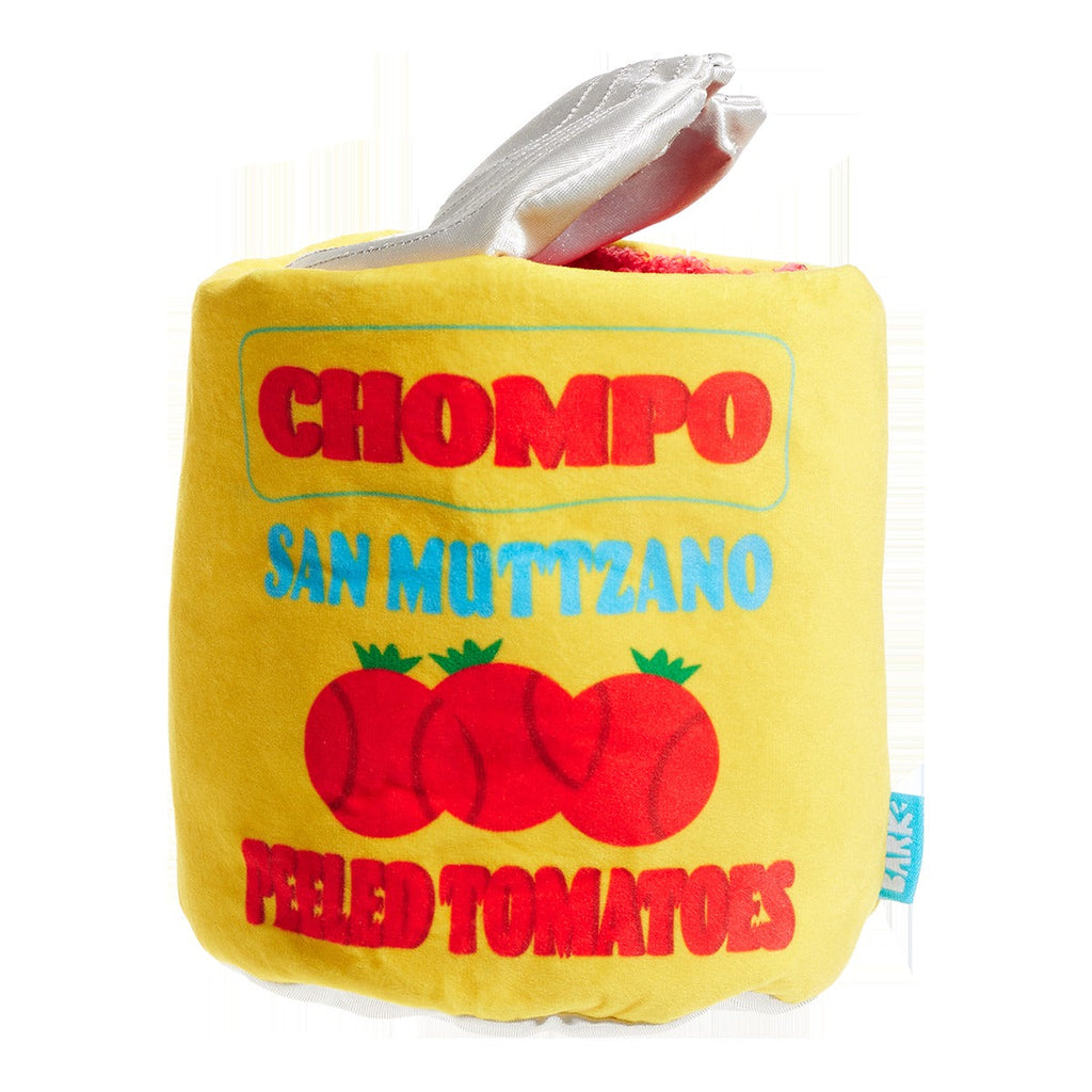 San Muttzano Tomatoes Plush Multi-Part + Enrichment + Fetch Dog Toy