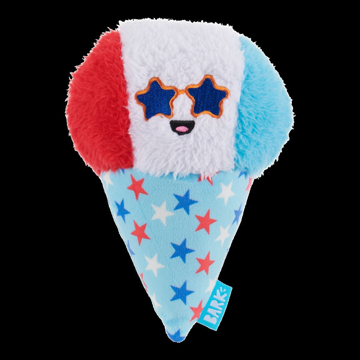 Liberty Cone Plush Dog Toy