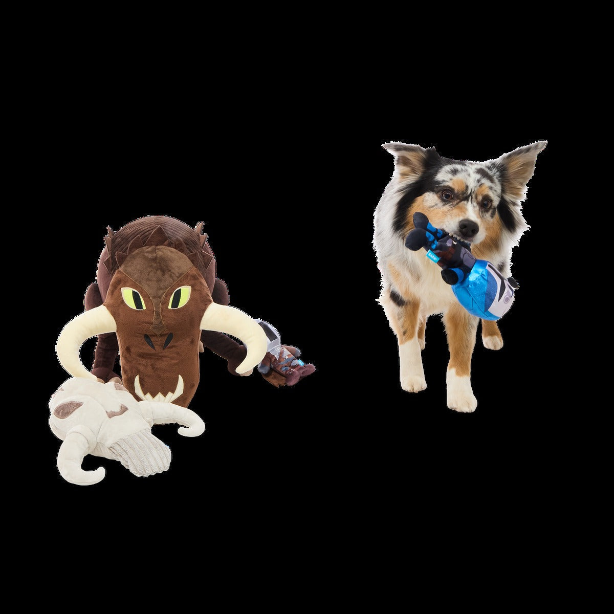 MythosaurTM Plush XXXL Multi-Part + Enrichment Dog Toy