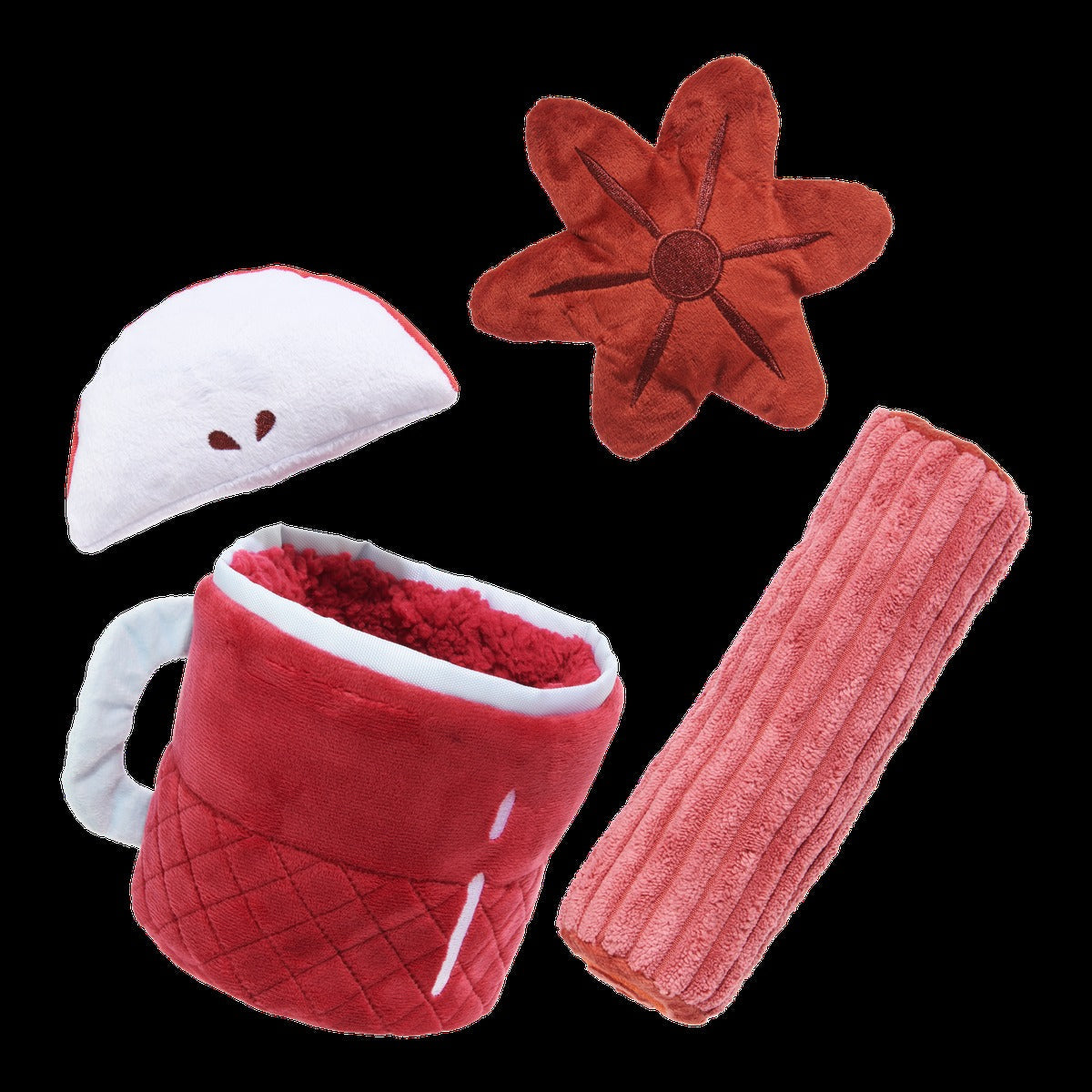 Mulled Wine Plush Tug Dog Toy