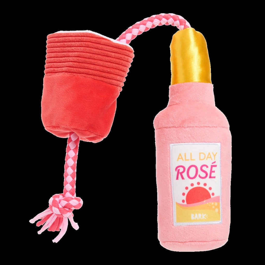 Red Cup Rosé Plush Tug Dog Toy