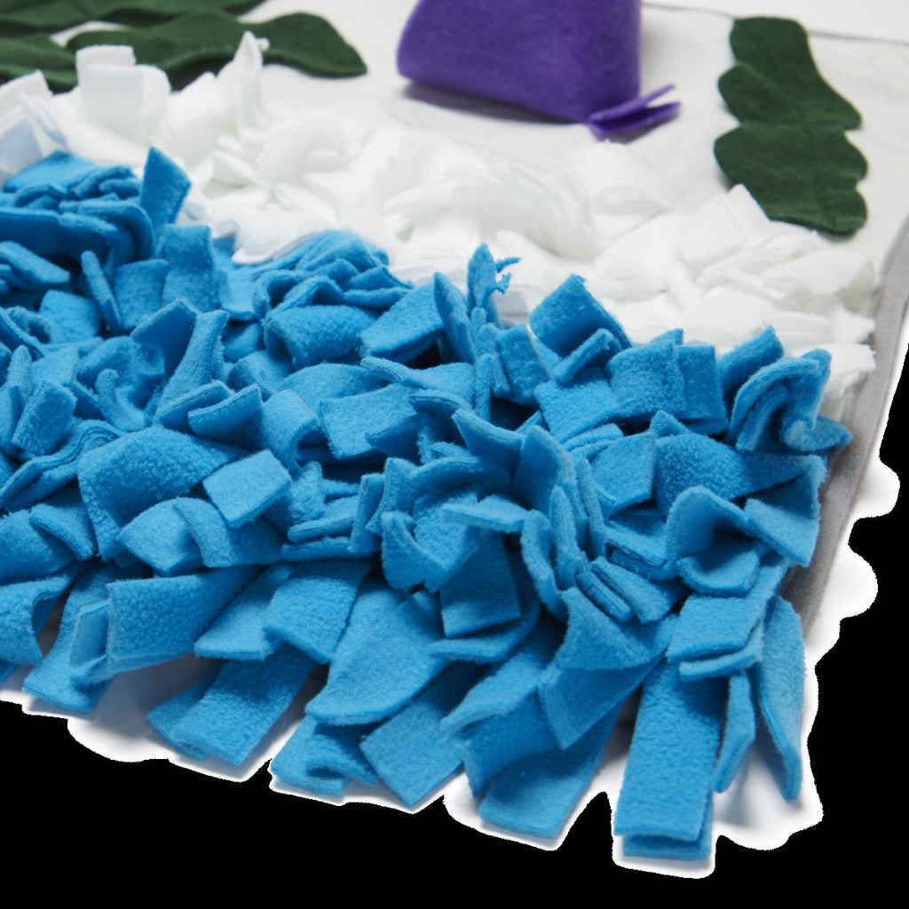Beach Snuffle Mat Plush Enrichment Dog Toy