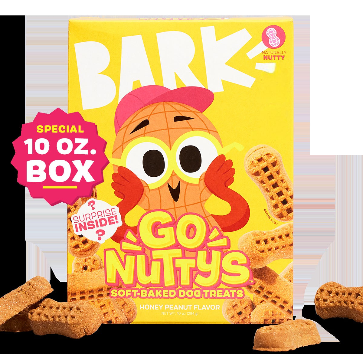 Go Nutty'sTM Peanut Soft & Chewy Dog Treats, 10 oz