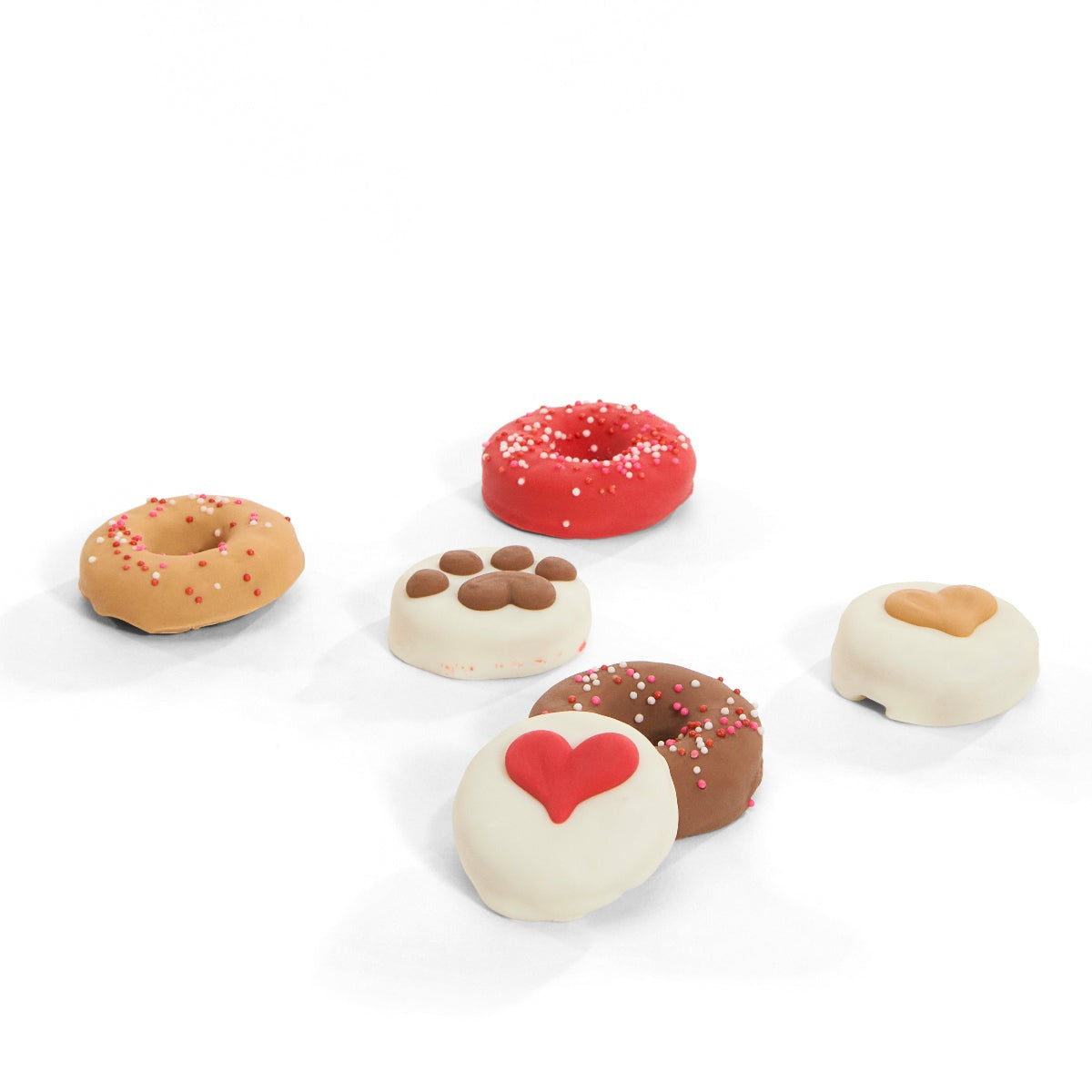 Love Bites Peanut Flavored Hard & Crunchy Dog Treats Cookie, 6 Pack