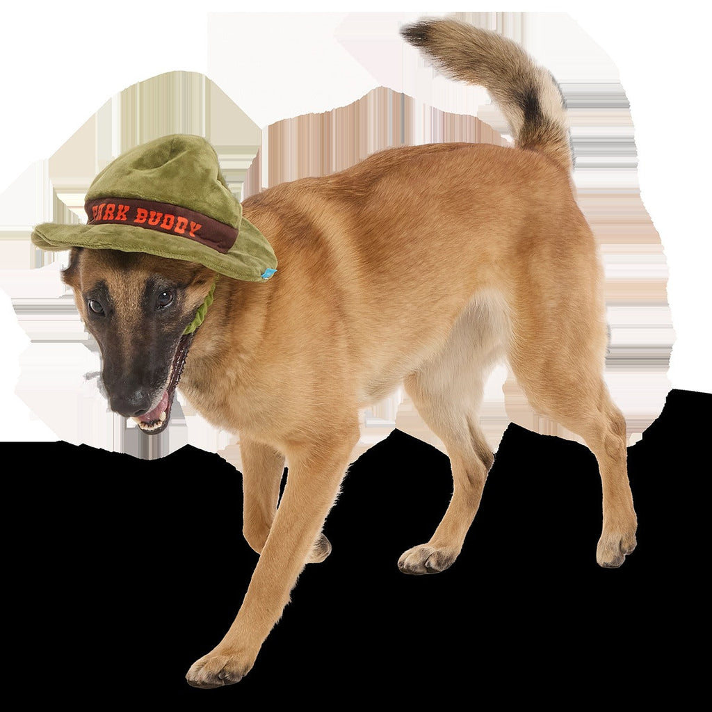 Park Buddy Hat Plush Wearable Dog Toy
