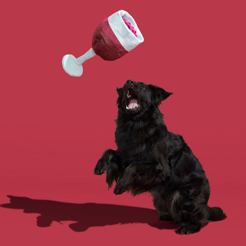 Grrrrande Vino Plush Extra-Large + Tug Dog Toy