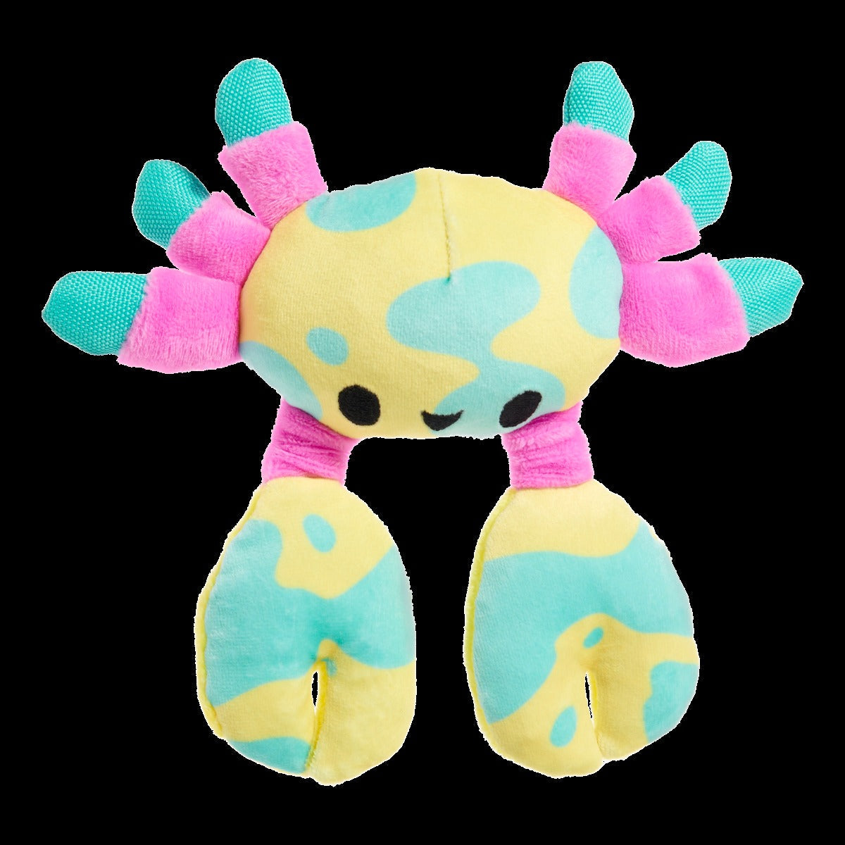 Moe The Mosaic Crab Plush Tug Dog Toy