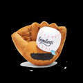 Growlings Baseball Glove Plush Multi-Part + Fetch Dog Toy