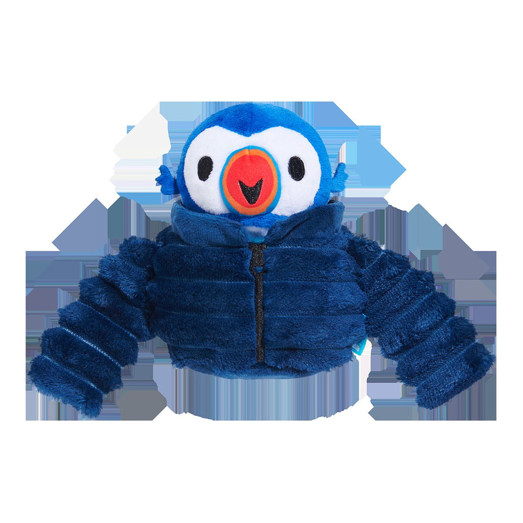 Puffer Puffin Plush Multi-Part + Enrichment Dog Toy